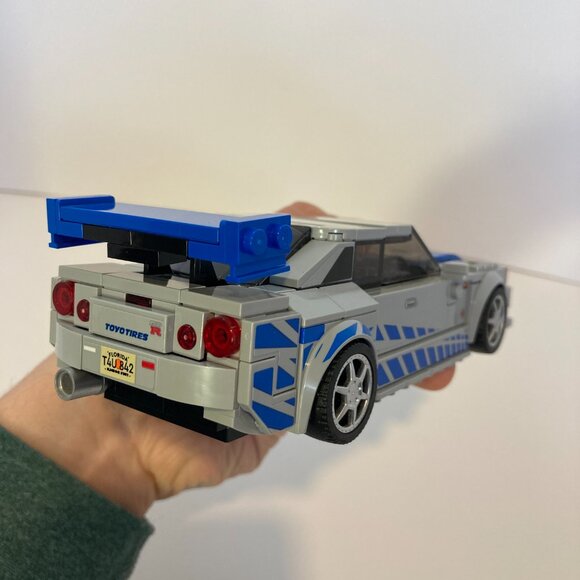 LEGO Speed Champions 2 Fast 2 Furious Nissan Skyline Gt-R R34 76917 Complete Toy - Picture 13 of 13